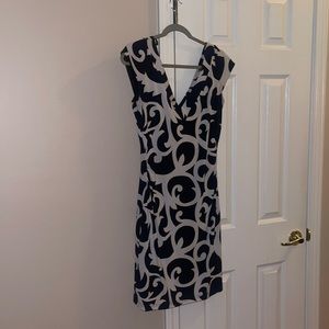 White &Black Cocktail Dress